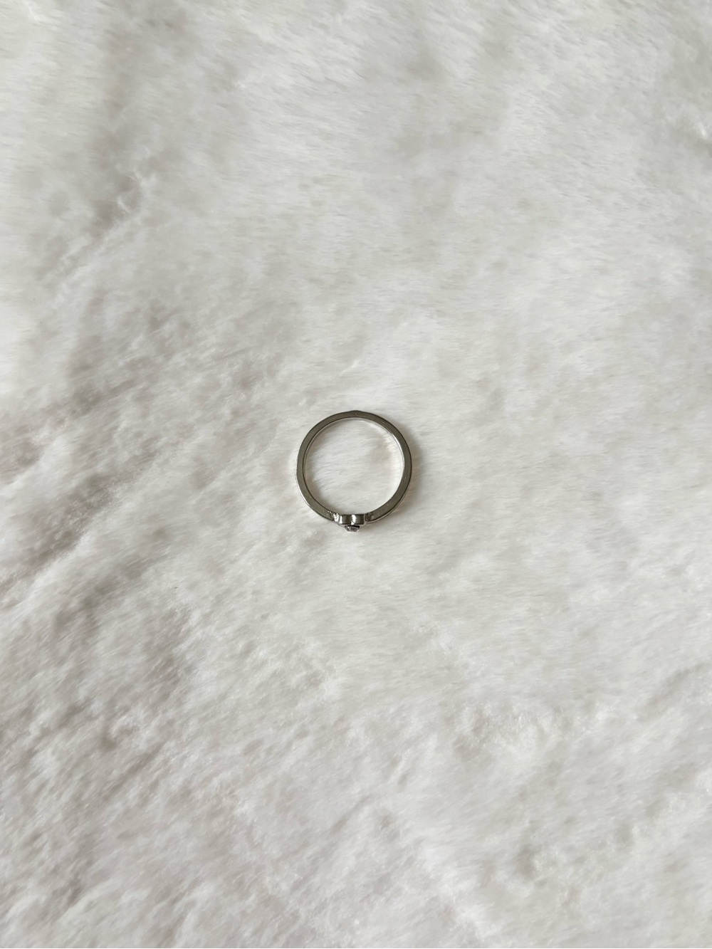 5/$8 🩷 MUST BUNDLE Silver CZ Bezel Ring - Picture 3 of 3